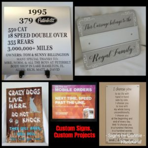 Custom Signs, Custom Projects